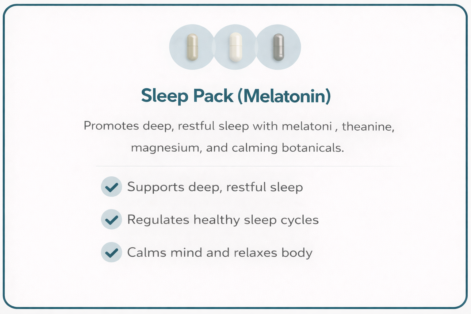 Sleep Pack (Melatonin)