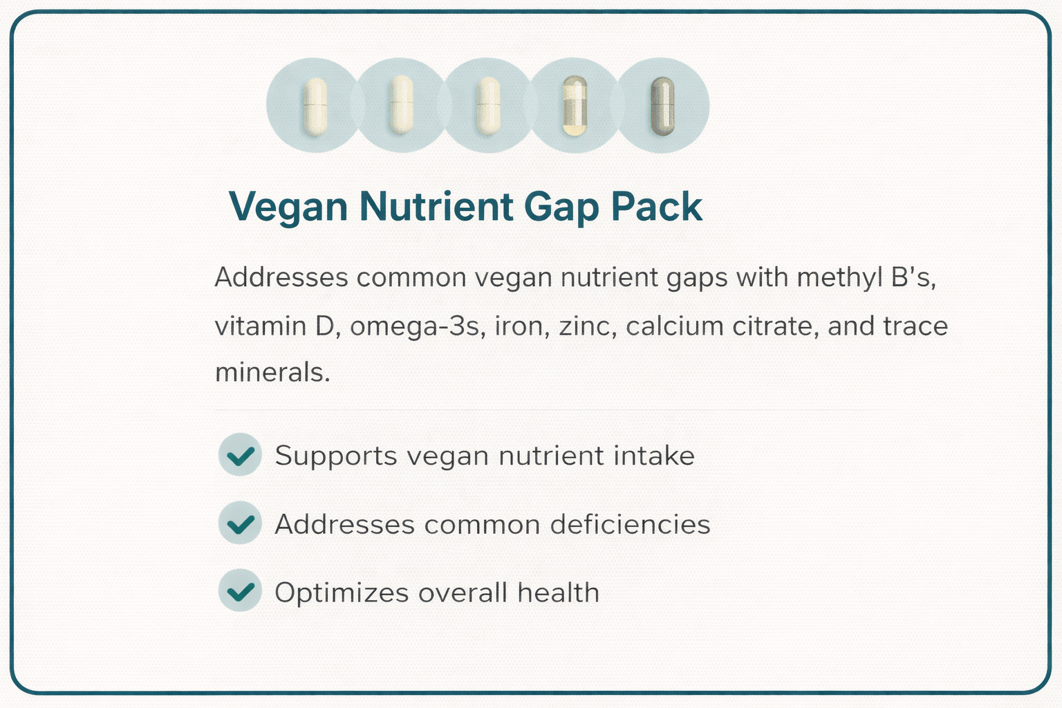 Vegan Nutrient Pack