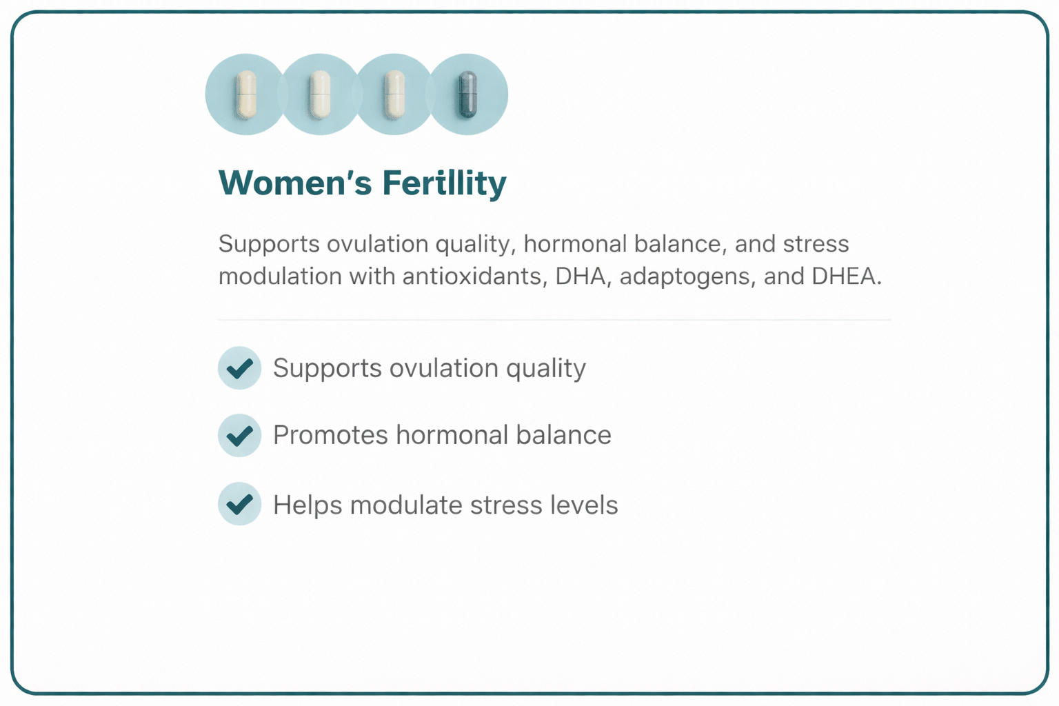 Women's Fertility Pack